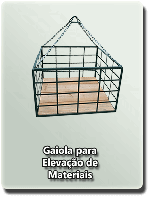 Gaiola Elevação Materiais